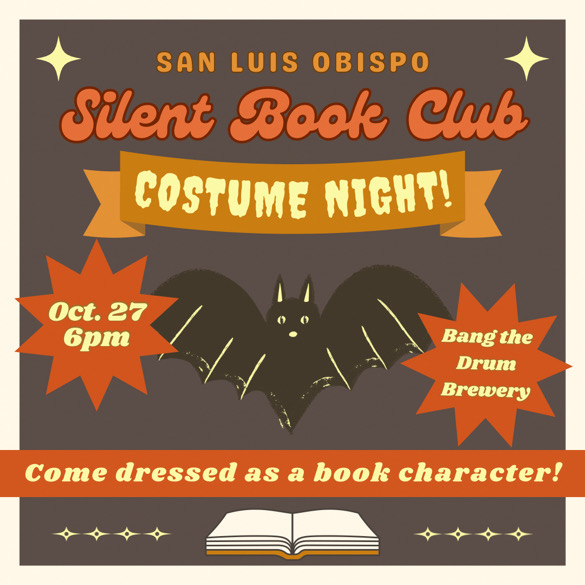 SILENT BOOK CLUB COSTUME NIGHT!