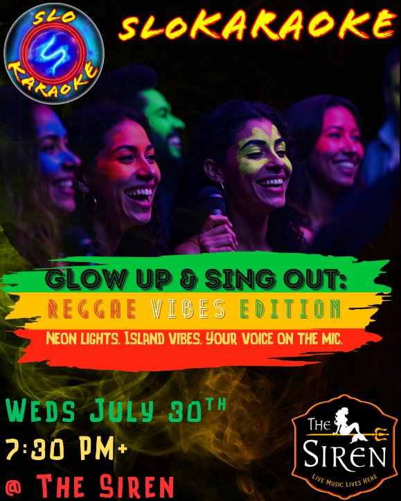 Karaoke Night! Glow Up & Sing Out: Reggae Vibes Edition