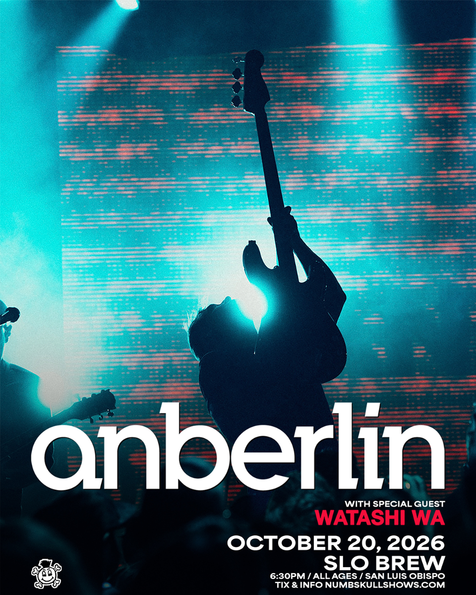 SLO Brew Live + Numbskull Presents ~ Anberlin, Watashi WA