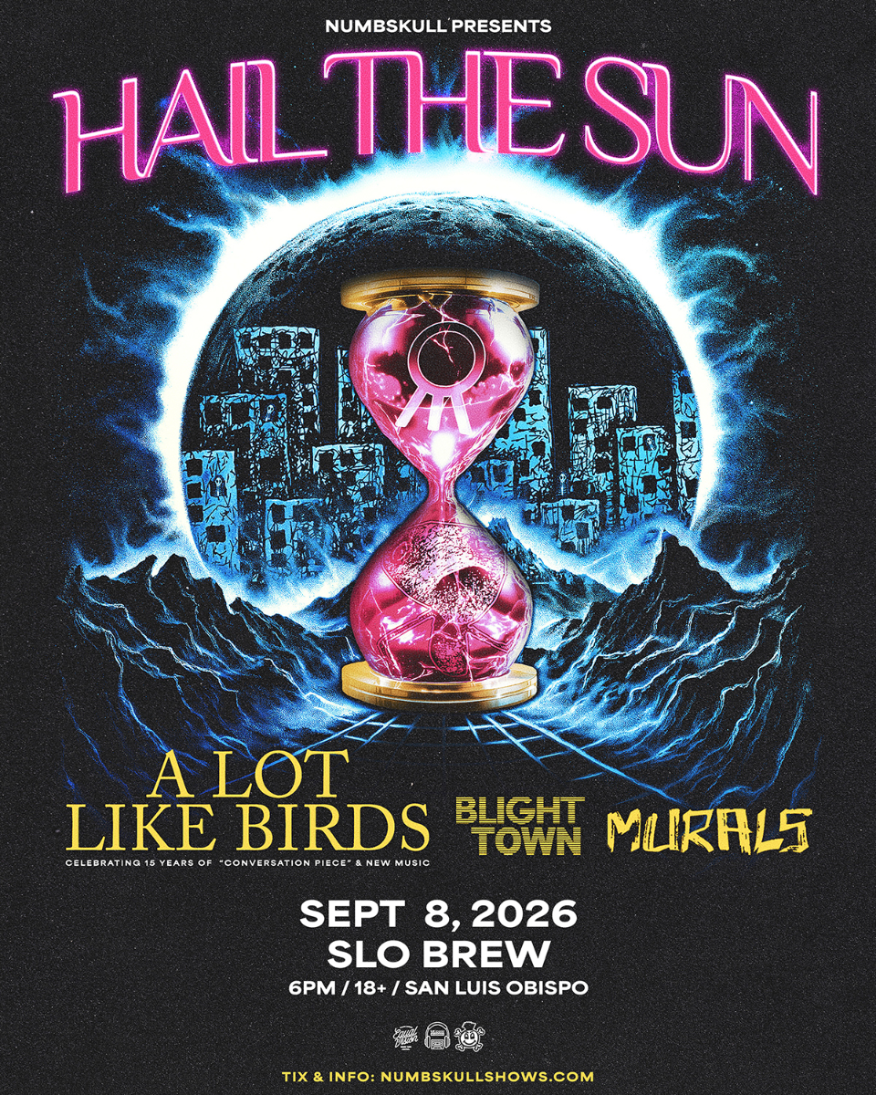SLO Brew Live + Numbskull Presents ~ Hail The Sun, A Lot Like Birds, Blight Town, Murals